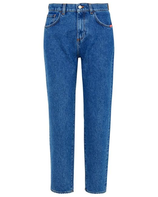 AMISH Light Blue Cotton Lizzie Jeans | Lyst