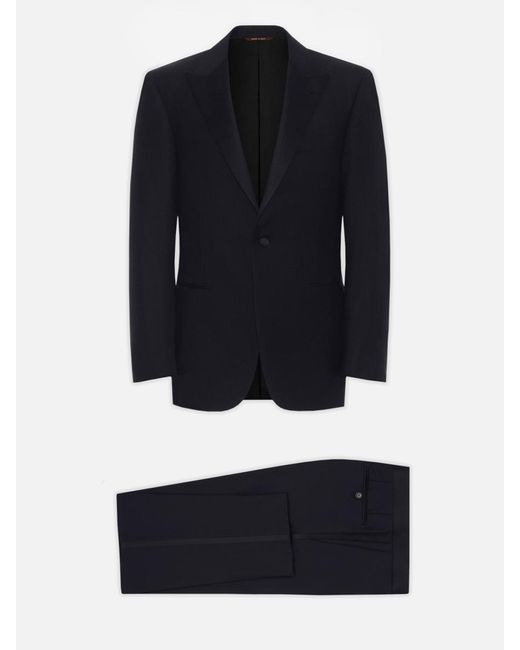 Canali Blue Tuxedo Lana for men