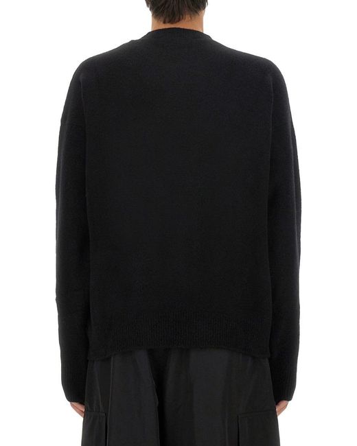 Palm Angels Black Regular Fit T-Shirt With Logo (Size M) for men