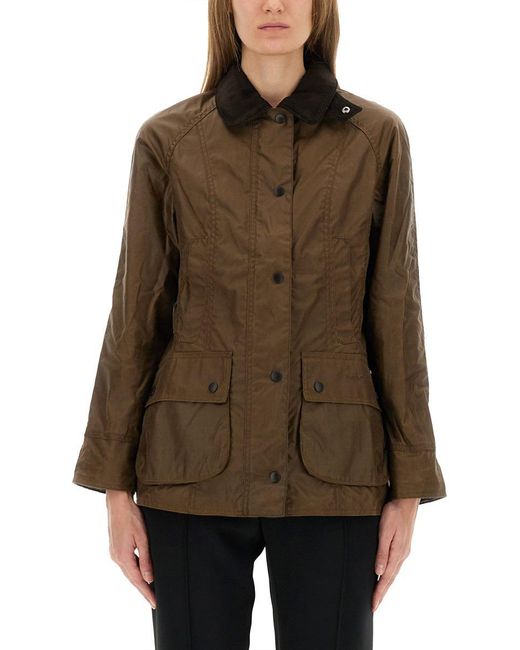 Barbour Brown Waxed Jacket "Beandell"