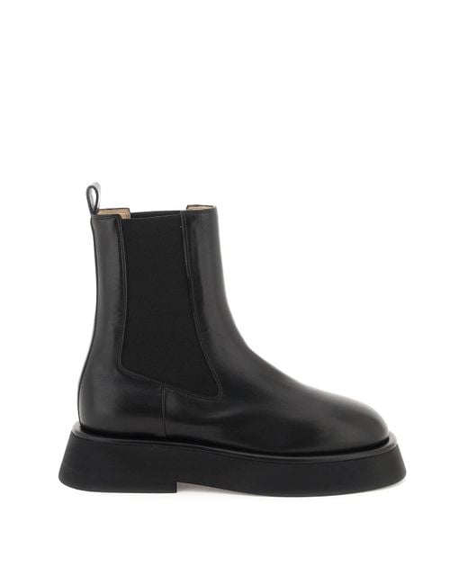 wandler rosa leather ankle boots