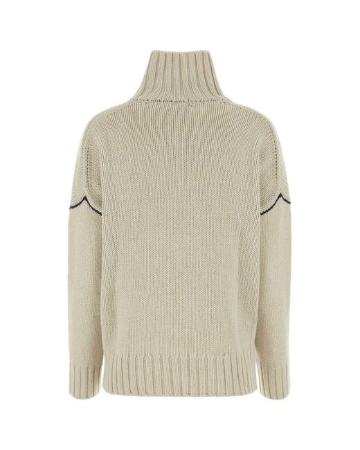 Woolrich Natural Sand Wool Sweater