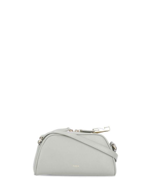 Furla Gray Goccia S Agave Crossbody Bag