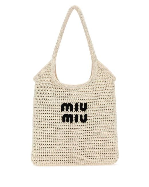 Miu Miu White Handbags