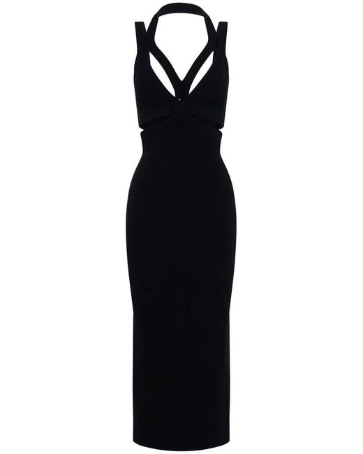Dion Lee Interlink Cut-out Maxi Dress in Black | Lyst