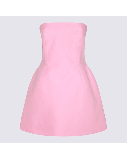 Marni Pink Cotton Mini Dress
