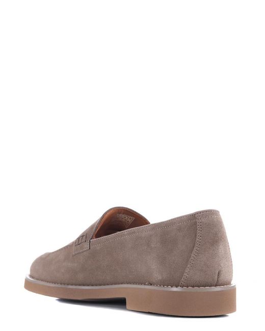 Doucal's Brown Flat Shoes for men