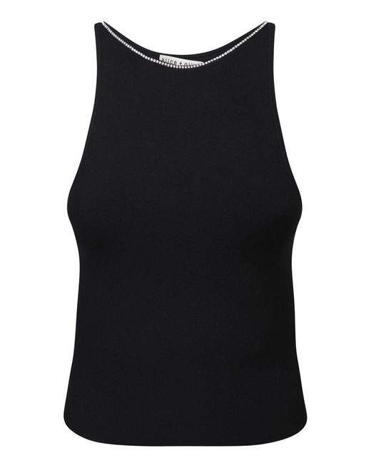 Alice + Olivia Black Allen Tank Top