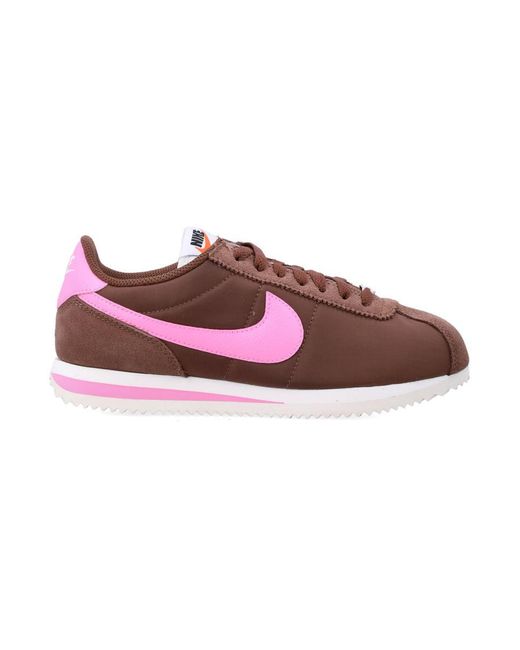 Nike Purple Cortez With Suede Inserts