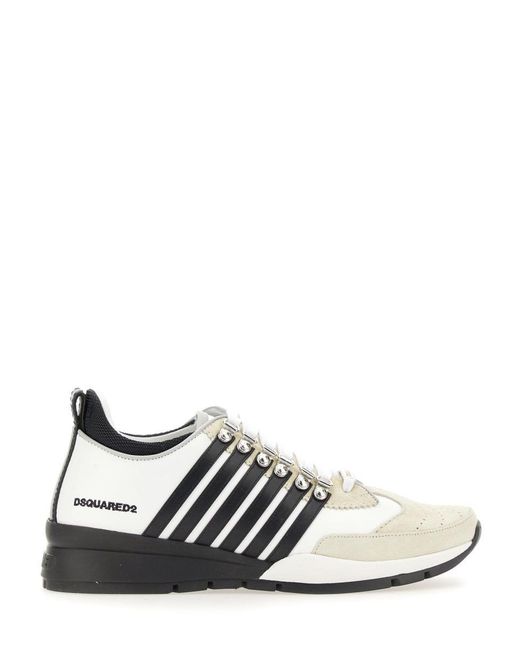 DSquared² White Legendary Low Top Sneakers for men