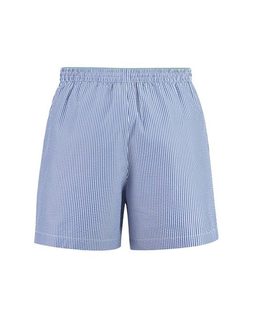 Bottega Veneta Blue Striped Swim Shorts for men