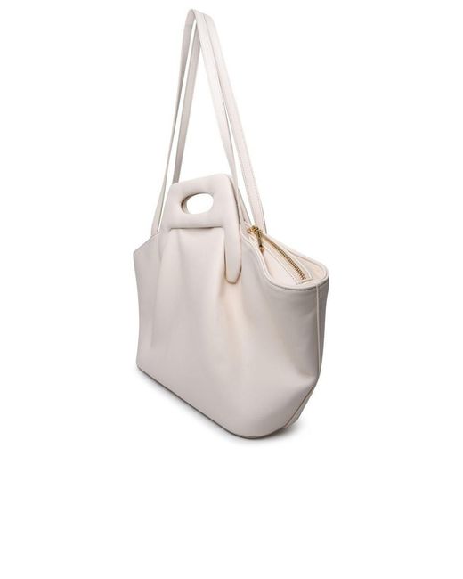 THEMOIRÈ White 'Dhea' Vegan Leather Bag