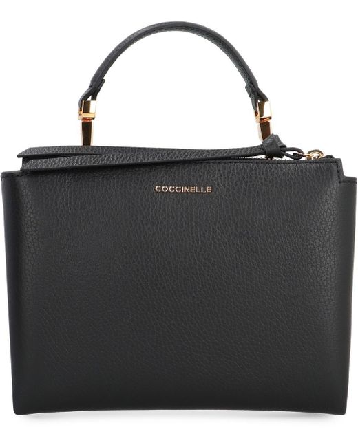 Coccinelle Black Arlettis Leather Handbag