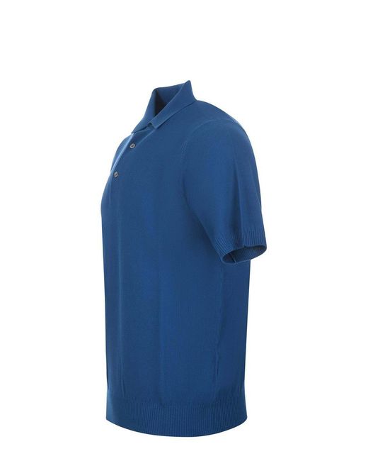 FILIPPO DE LAURENTIIS Blue T-Shirts And Polos for men