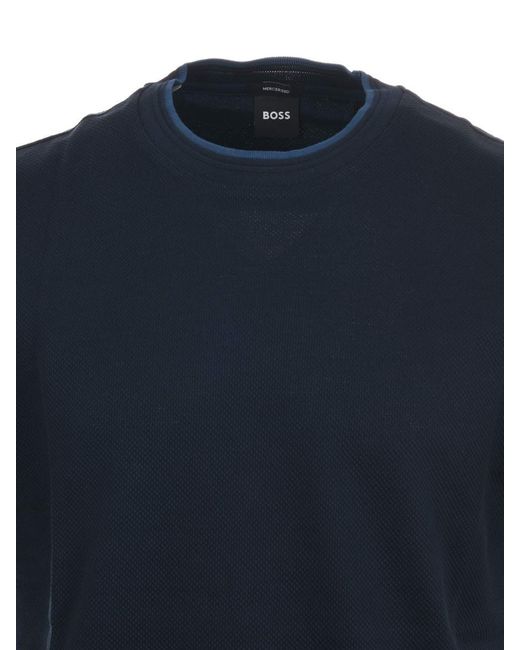 Boss Blue T-shirts And Polos for men