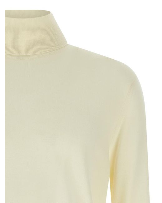 Zanone White 'dv' Sweater for men