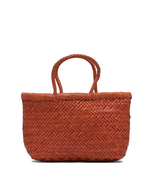 Dragon Diffusion Red Mini Flat Gora Basket 30X17X8 Cm