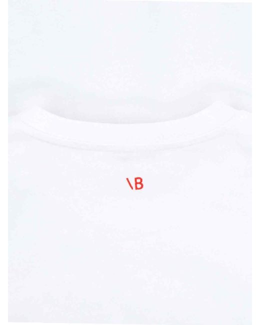 Victoria Beckham White 'Chic, No? T-Shirt