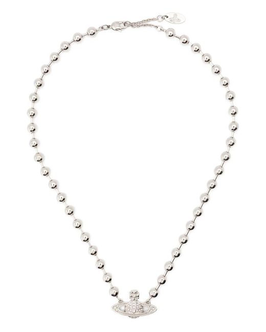 Vivienne Westwood Natural Thames Mini Bas Relief Choker