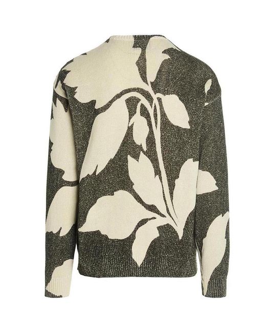Etro Black Floral Sweater for men