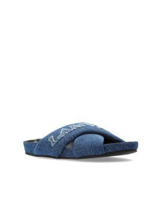 Lanvin Blue Sandals