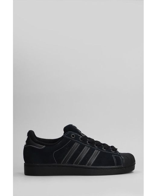 Adidas Black Superstar Ii Sneakers for men