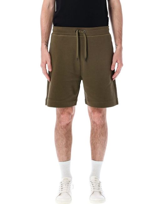 Canada Goose Green Cg Huron Shorts for men