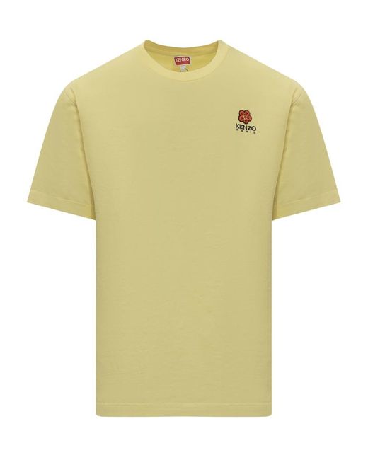 KENZO Yellow Boke Flower T-shirt for men