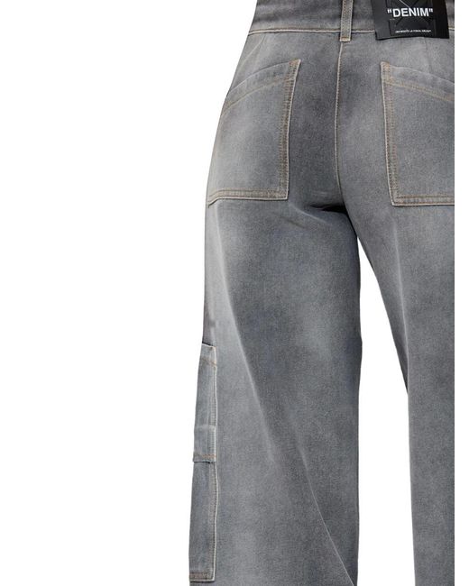 Off-White c/o Virgil Abloh Gray Jeans