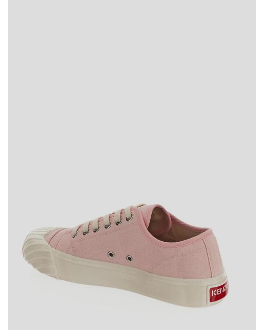 KENZO Pink School Low Top Sneakers
