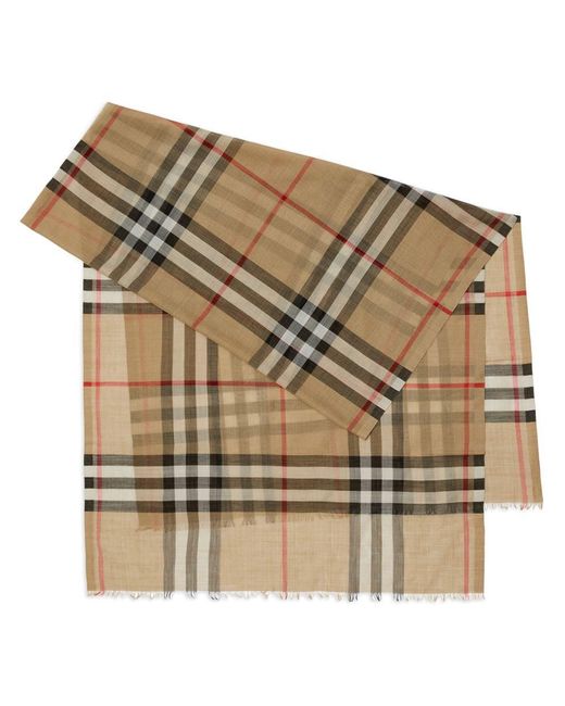 Burberry Brown Scarves Accessories