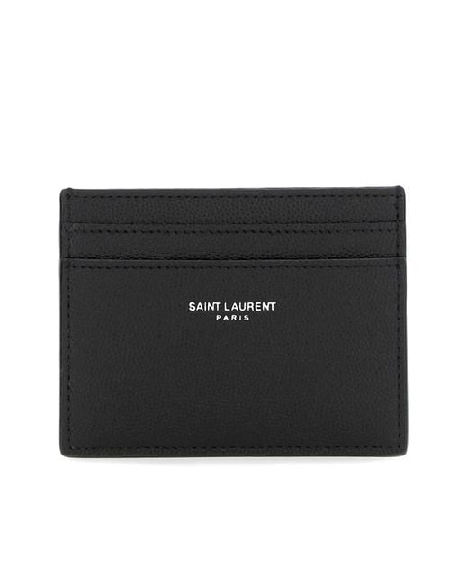 Saint Laurent Black Wallets & Cardholder for men