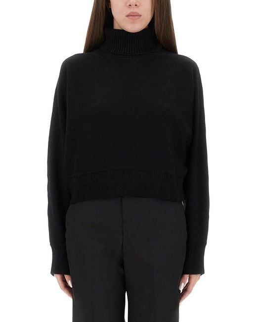 Michael Kors Black Cropped Sweater