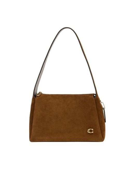 COACH Brown Lola Shoulder Bag
