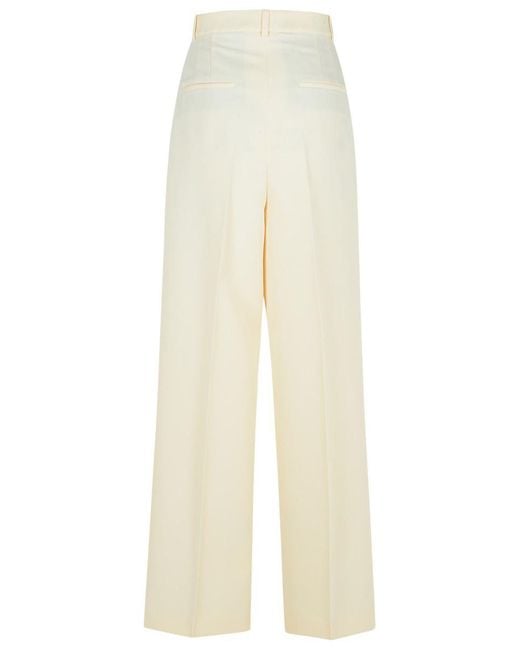 Rohe White 'tailored' Cream Recycled Polyester Pants