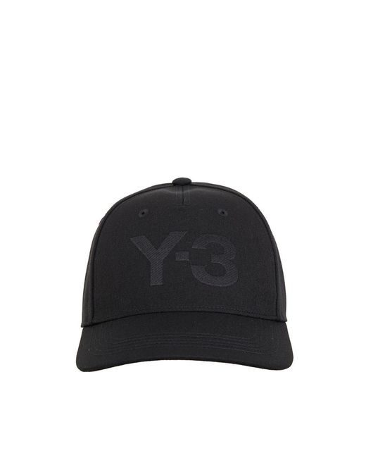 Y-3 Black Y-3 Caps & Hats for men
