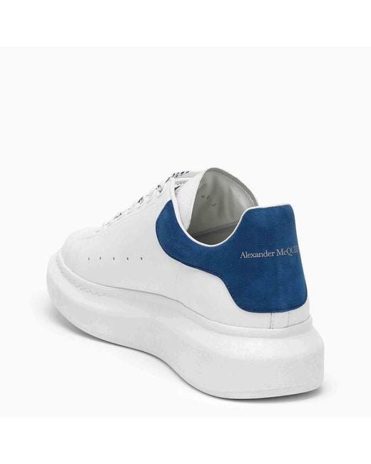 Alexander McQueen White/blue Oversize Sneakers for men
