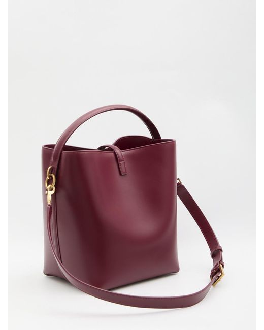 Saint Laurent Purple Le 37 Bucket Bag