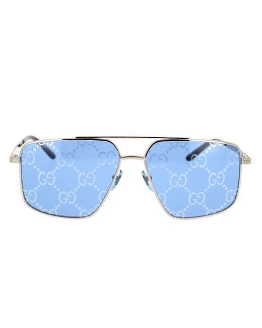 gucci light blue sunglasses
