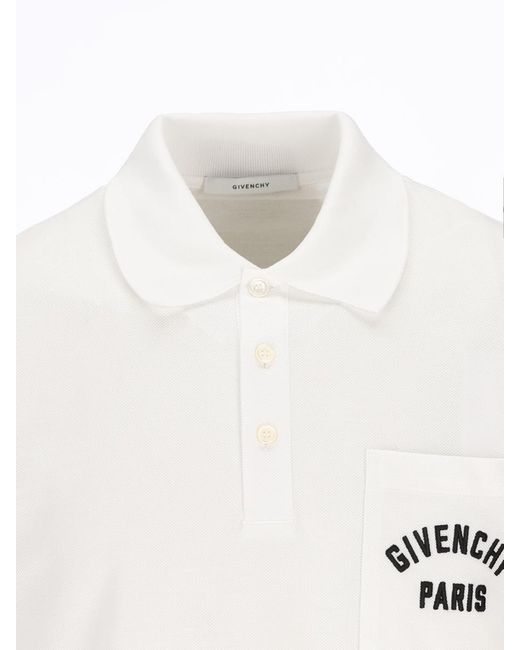 Givenchy White T-Shirt And Polo Shirt for men