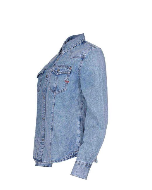 DIESEL Blue "De-Waves" Shirt