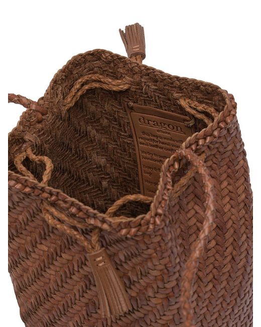 Dragon Diffusion Brown Pompom Double Jump Pompom Shape 2x Jump Design Shoulder Pouch 15x18x13 Cm