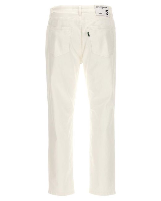 Department 5 White 'Drake' Jeans for men