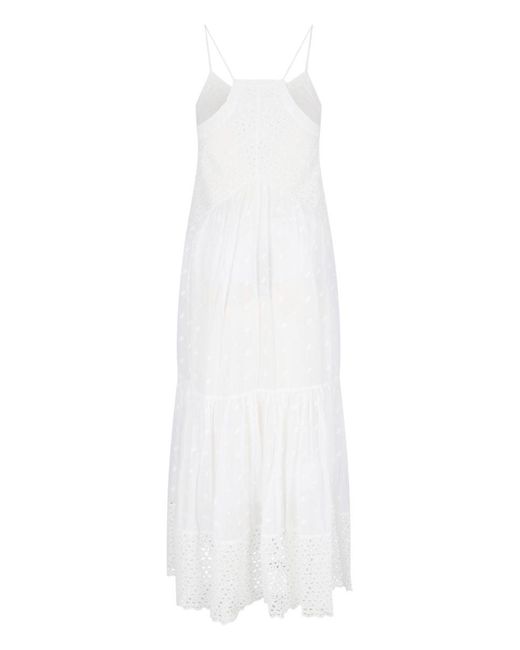 Isabel Marant White Broderie Anglaise Dress