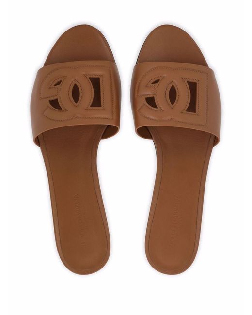 Dolce & Gabbana Brown Flat Shoes