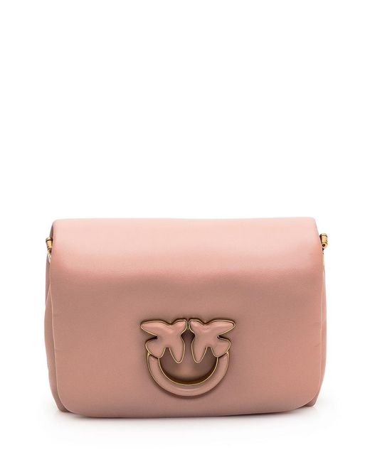 Pinko Pink Love Click Puff Bag