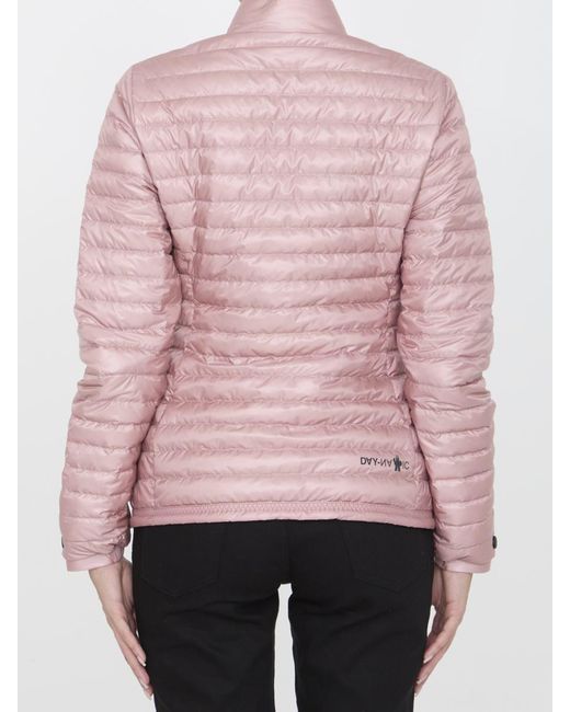 3 MONCLER GRENOBLE Pink Pontaix Short Down Jacket