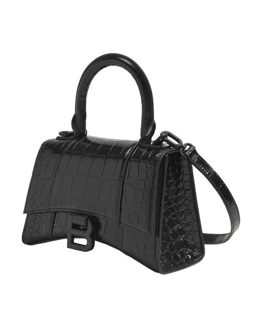 Balenciaga Black Hourglass Xs Bag