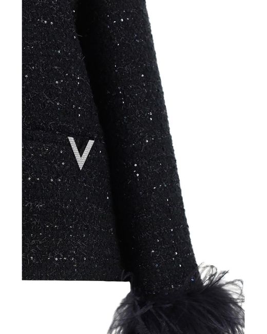 Valentino Black Blazers & Vests