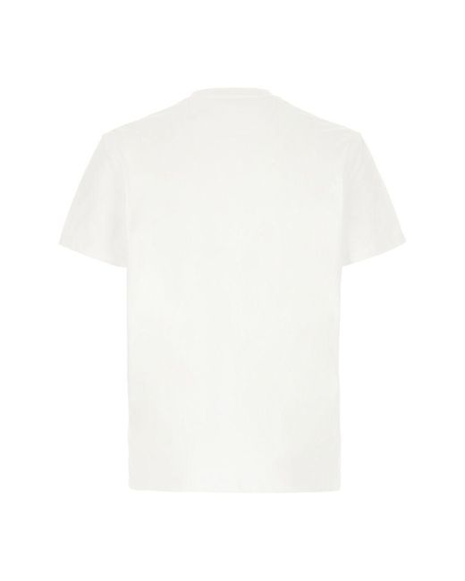 Valentino Garavani White "t-shirt With V Detail" for men